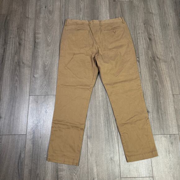 J.Crew 770 Straight-Fit Core Stretch Chino Pants Mens W35 L32 River Brown AR886 - Picture 7 of 9